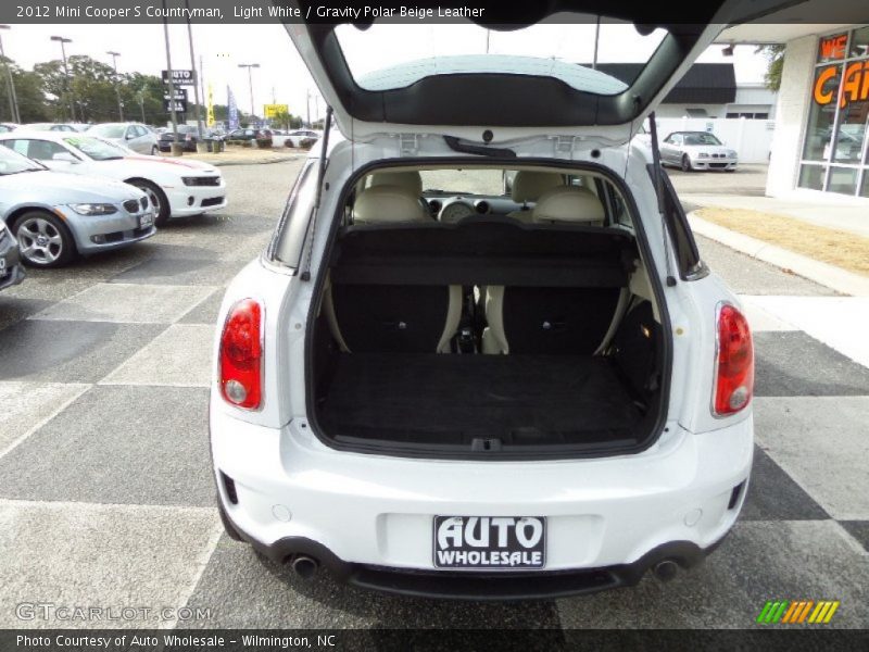 Light White / Gravity Polar Beige Leather 2012 Mini Cooper S Countryman