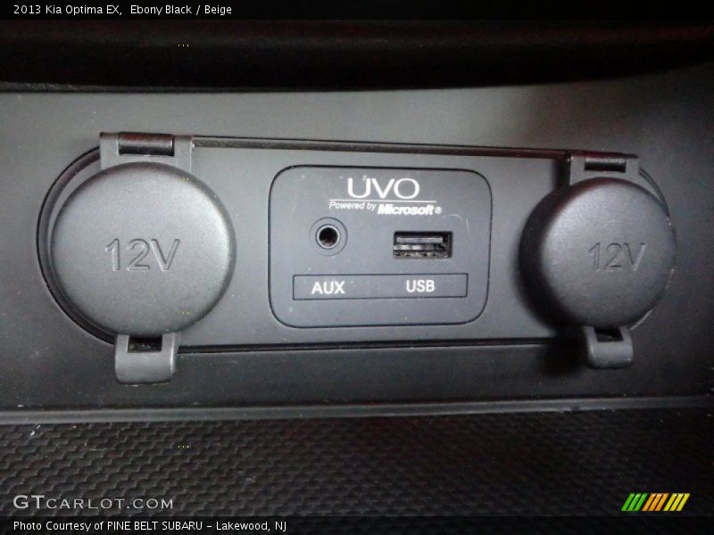 Ebony Black / Beige 2013 Kia Optima EX