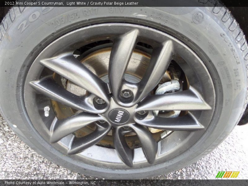 Light White / Gravity Polar Beige Leather 2012 Mini Cooper S Countryman