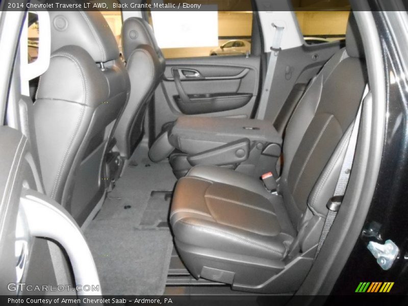 Black Granite Metallic / Ebony 2014 Chevrolet Traverse LT AWD