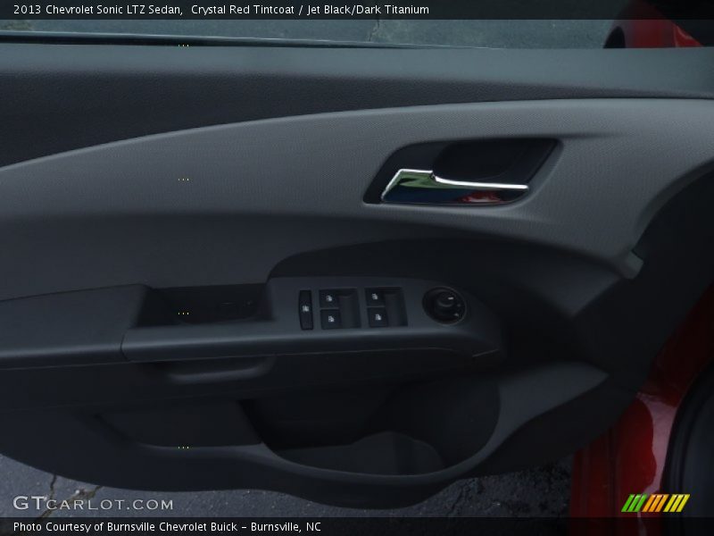 Crystal Red Tintcoat / Jet Black/Dark Titanium 2013 Chevrolet Sonic LTZ Sedan