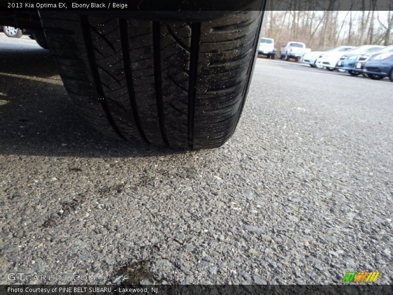 Ebony Black / Beige 2013 Kia Optima EX