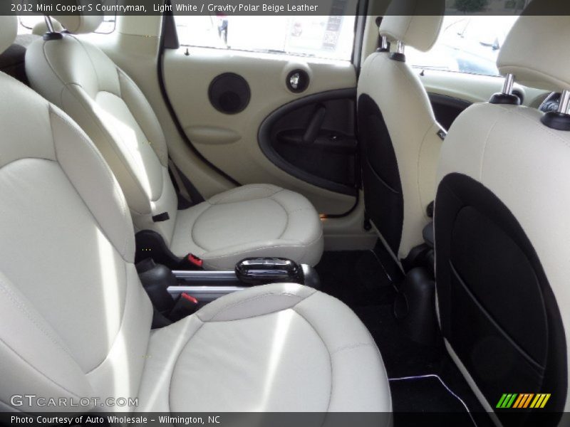 Light White / Gravity Polar Beige Leather 2012 Mini Cooper S Countryman