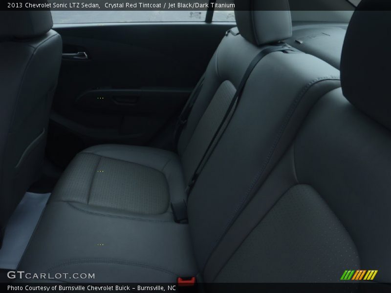 Crystal Red Tintcoat / Jet Black/Dark Titanium 2013 Chevrolet Sonic LTZ Sedan