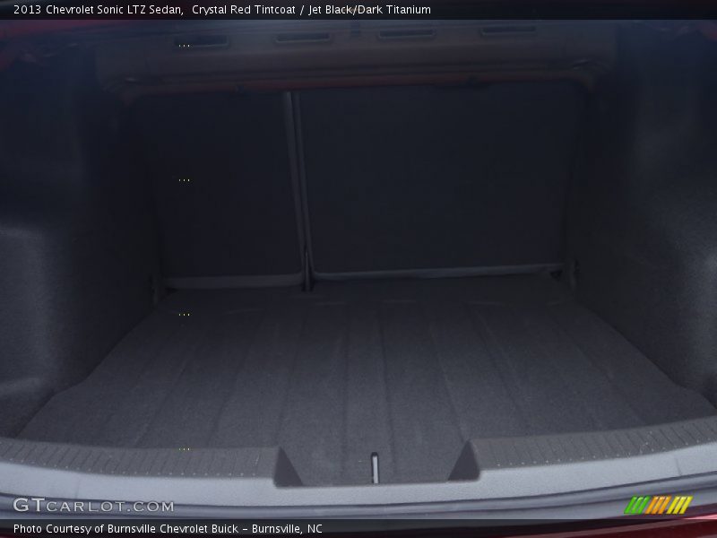 Crystal Red Tintcoat / Jet Black/Dark Titanium 2013 Chevrolet Sonic LTZ Sedan