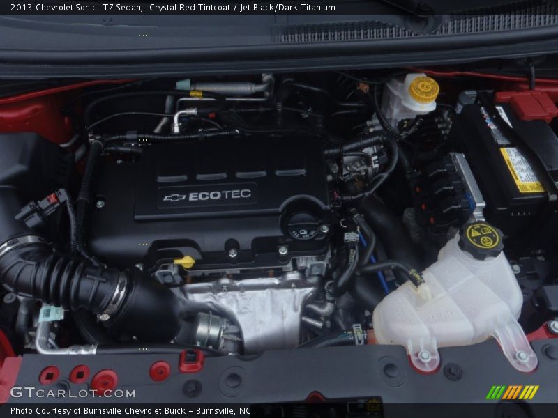 Crystal Red Tintcoat / Jet Black/Dark Titanium 2013 Chevrolet Sonic LTZ Sedan