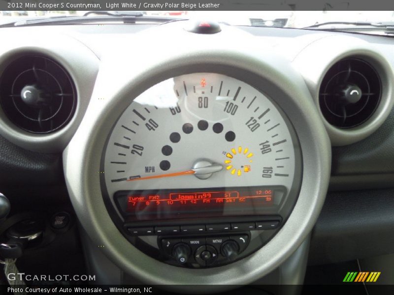 Light White / Gravity Polar Beige Leather 2012 Mini Cooper S Countryman