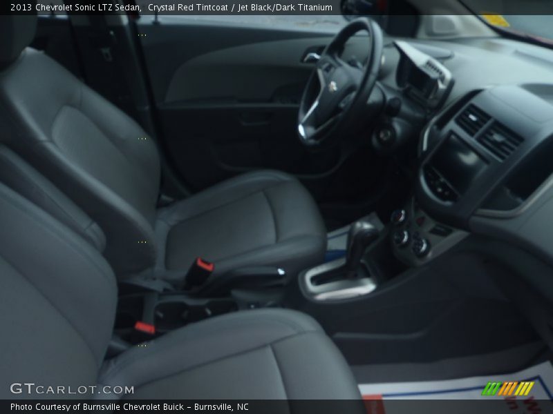 Crystal Red Tintcoat / Jet Black/Dark Titanium 2013 Chevrolet Sonic LTZ Sedan