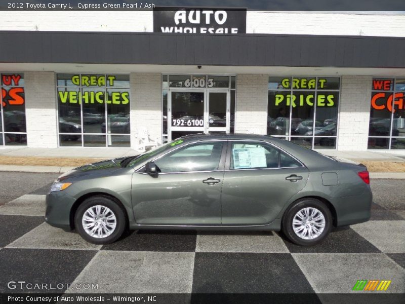 Cypress Green Pearl / Ash 2012 Toyota Camry L