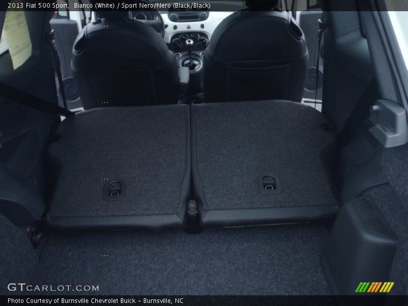 Bianco (White) / Sport Nero/Nero (Black/Black) 2013 Fiat 500 Sport