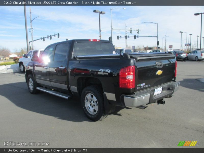 Black / Light Titanium/Dark Titanium 2012 Chevrolet Silverado 1500 LTZ Crew Cab 4x4
