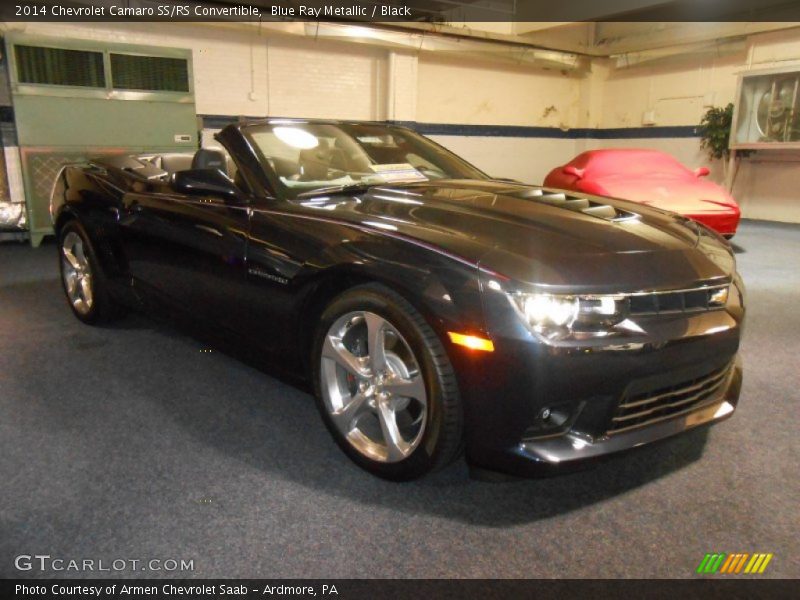 Front 3/4 View of 2014 Camaro SS/RS Convertible