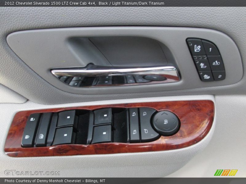 Black / Light Titanium/Dark Titanium 2012 Chevrolet Silverado 1500 LTZ Crew Cab 4x4