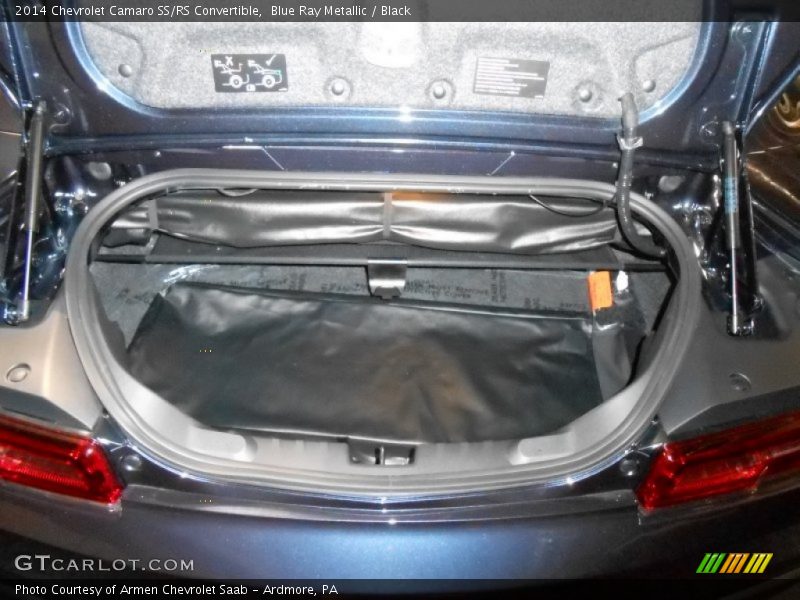  2014 Camaro SS/RS Convertible Trunk