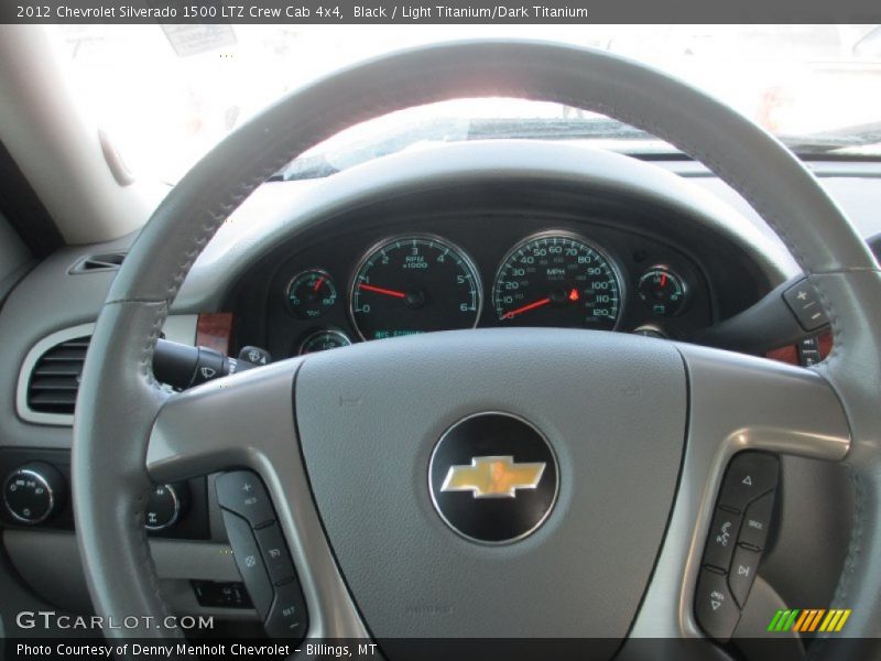 Black / Light Titanium/Dark Titanium 2012 Chevrolet Silverado 1500 LTZ Crew Cab 4x4