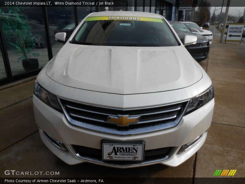 White Diamond Tricoat / Jet Black 2014 Chevrolet Impala LT