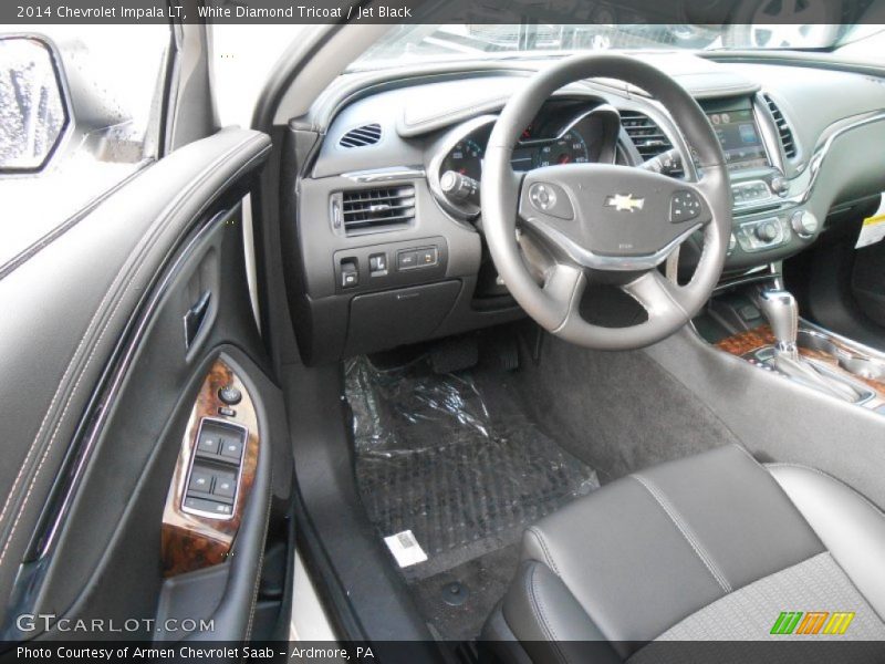 White Diamond Tricoat / Jet Black 2014 Chevrolet Impala LT