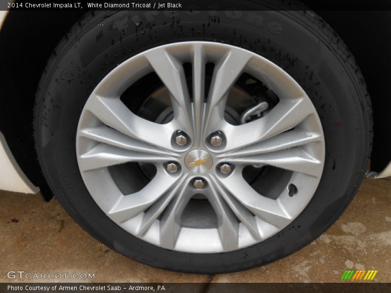 White Diamond Tricoat / Jet Black 2014 Chevrolet Impala LT