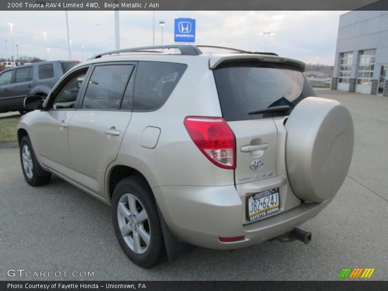 Beige Metallic / Ash 2006 Toyota RAV4 Limited 4WD
