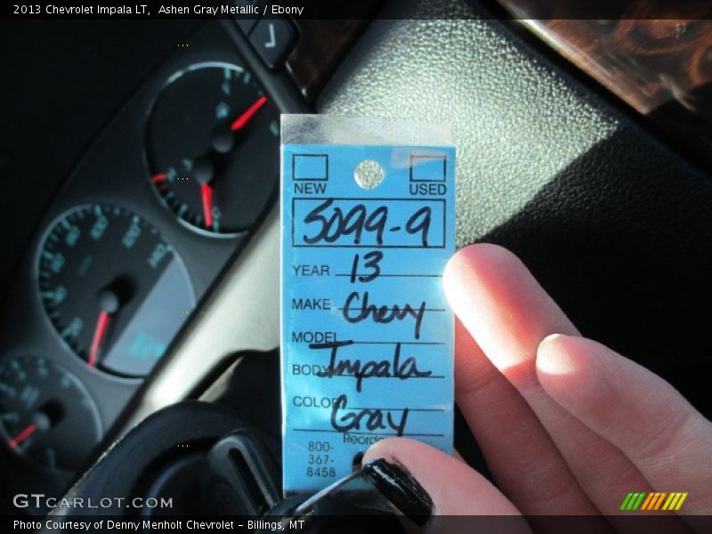 Ashen Gray Metallic / Ebony 2013 Chevrolet Impala LT