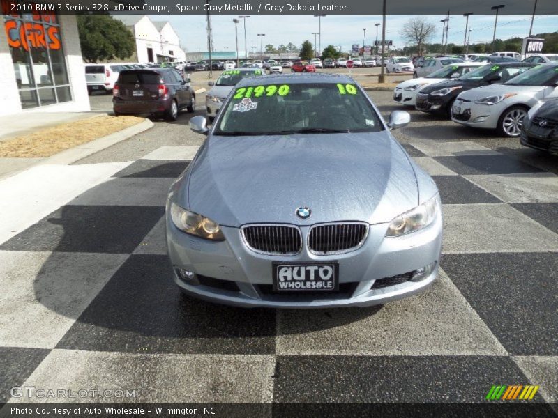 Space Gray Metallic / Gray Dakota Leather 2010 BMW 3 Series 328i xDrive Coupe