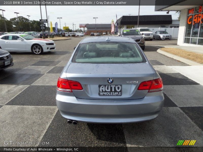 Space Gray Metallic / Gray Dakota Leather 2010 BMW 3 Series 328i xDrive Coupe