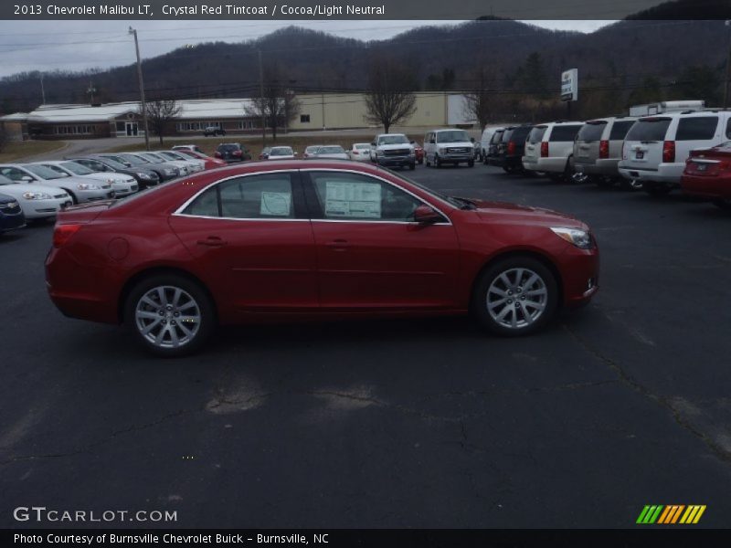Crystal Red Tintcoat / Cocoa/Light Neutral 2013 Chevrolet Malibu LT