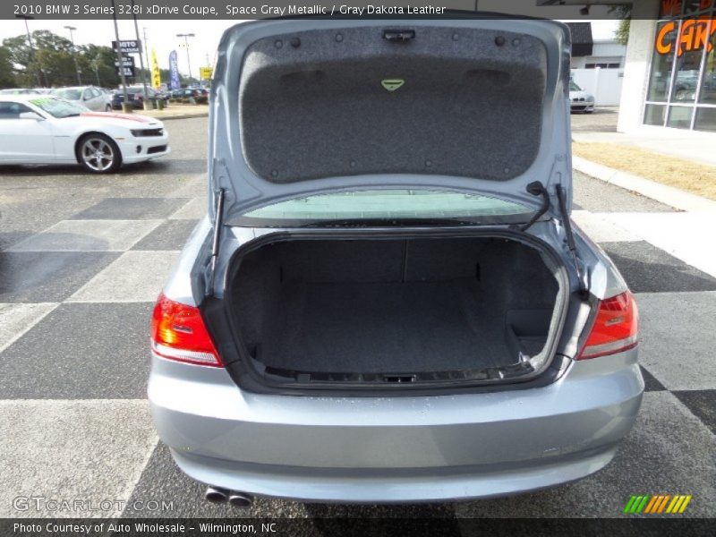 Space Gray Metallic / Gray Dakota Leather 2010 BMW 3 Series 328i xDrive Coupe