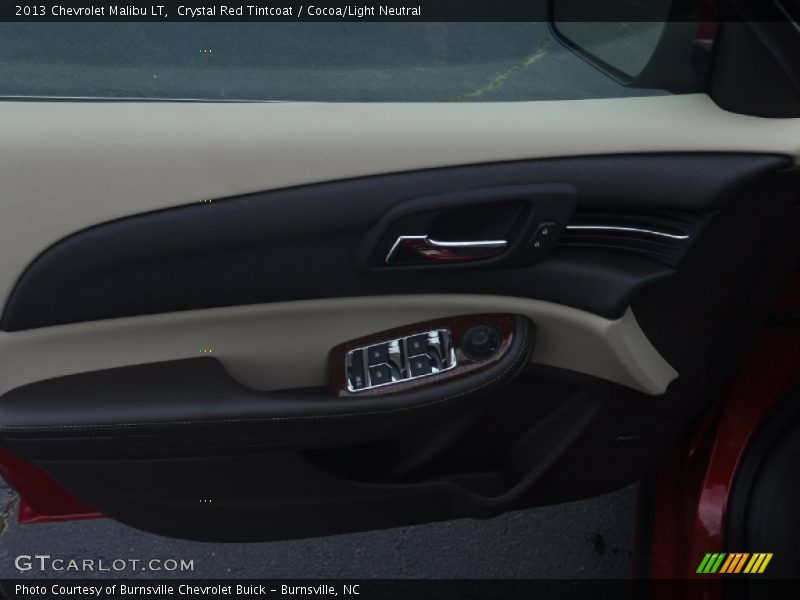 Crystal Red Tintcoat / Cocoa/Light Neutral 2013 Chevrolet Malibu LT