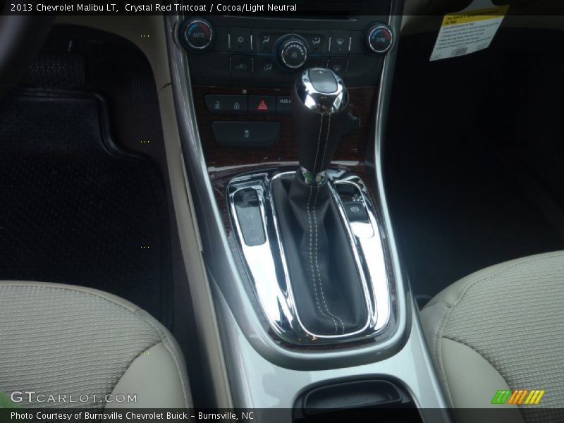 Crystal Red Tintcoat / Cocoa/Light Neutral 2013 Chevrolet Malibu LT