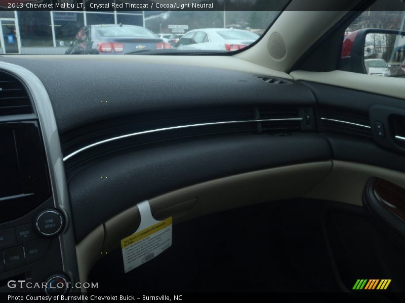 Crystal Red Tintcoat / Cocoa/Light Neutral 2013 Chevrolet Malibu LT