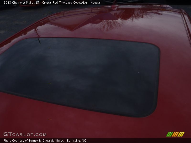 Crystal Red Tintcoat / Cocoa/Light Neutral 2013 Chevrolet Malibu LT