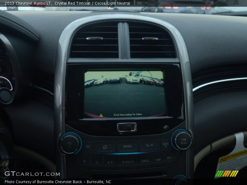 Crystal Red Tintcoat / Cocoa/Light Neutral 2013 Chevrolet Malibu LT