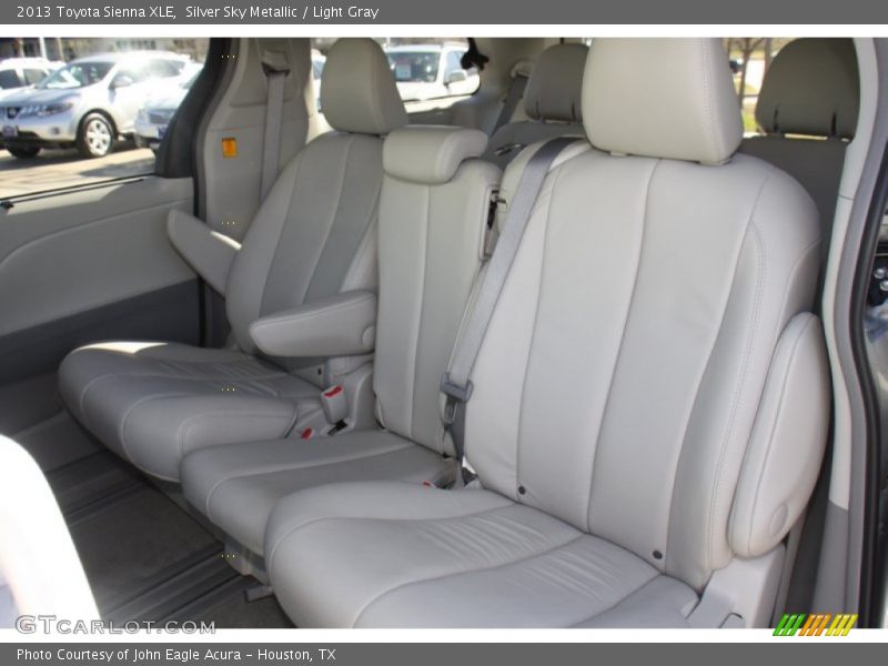 Silver Sky Metallic / Light Gray 2013 Toyota Sienna XLE
