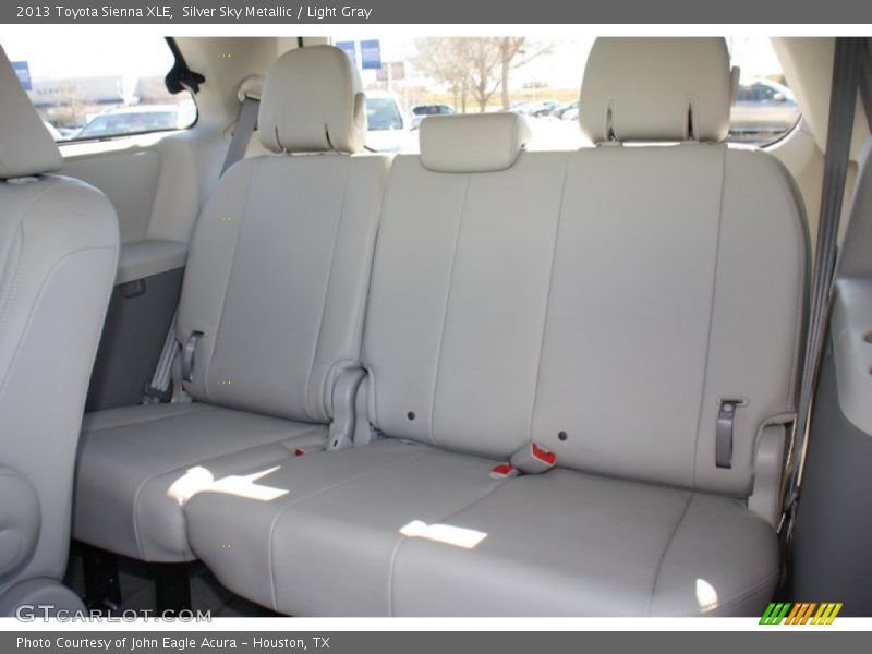 Silver Sky Metallic / Light Gray 2013 Toyota Sienna XLE