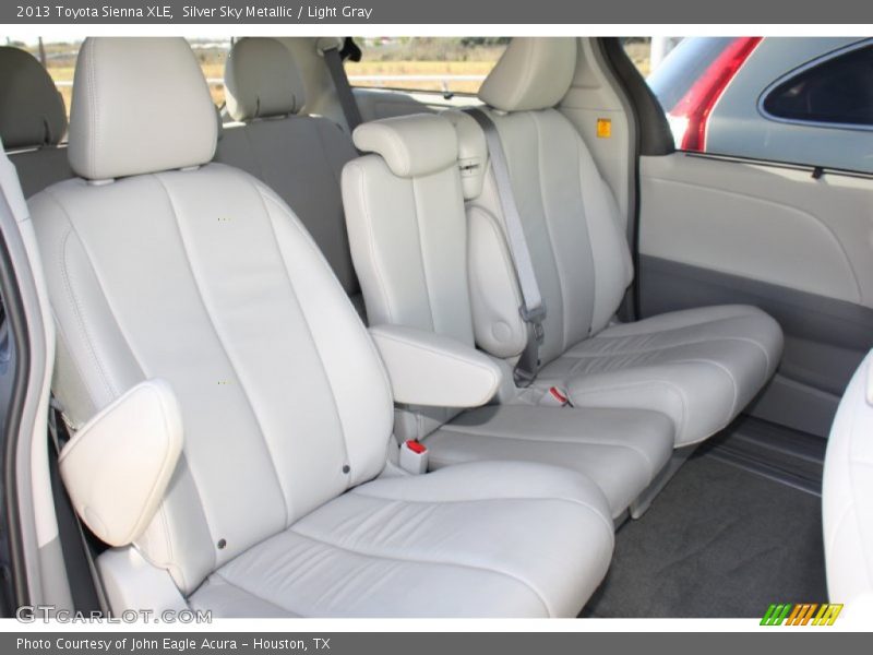 Silver Sky Metallic / Light Gray 2013 Toyota Sienna XLE