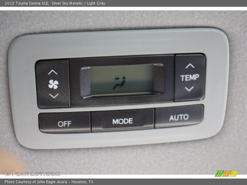 Silver Sky Metallic / Light Gray 2013 Toyota Sienna XLE