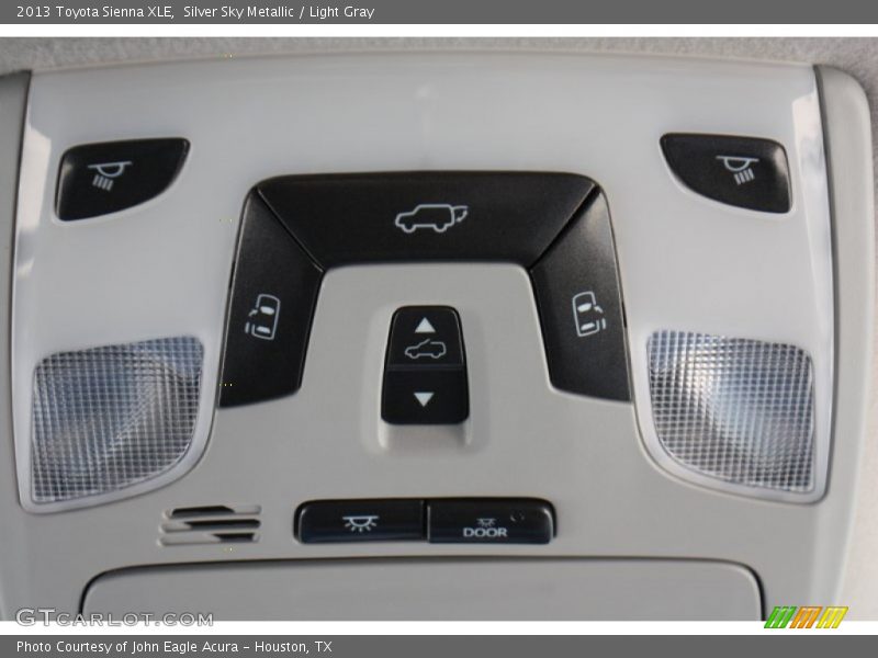 Silver Sky Metallic / Light Gray 2013 Toyota Sienna XLE