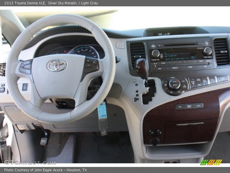 Silver Sky Metallic / Light Gray 2013 Toyota Sienna XLE