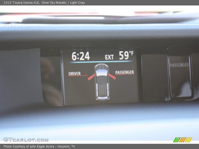 Silver Sky Metallic / Light Gray 2013 Toyota Sienna XLE