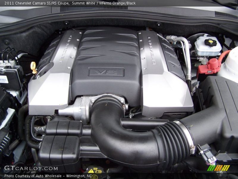 Summit White / Inferno Orange/Black 2011 Chevrolet Camaro SS/RS Coupe