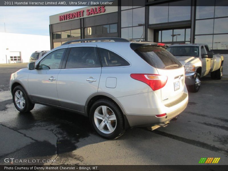 Ultra Silver / Black Leather 2011 Hyundai Veracruz Limited AWD