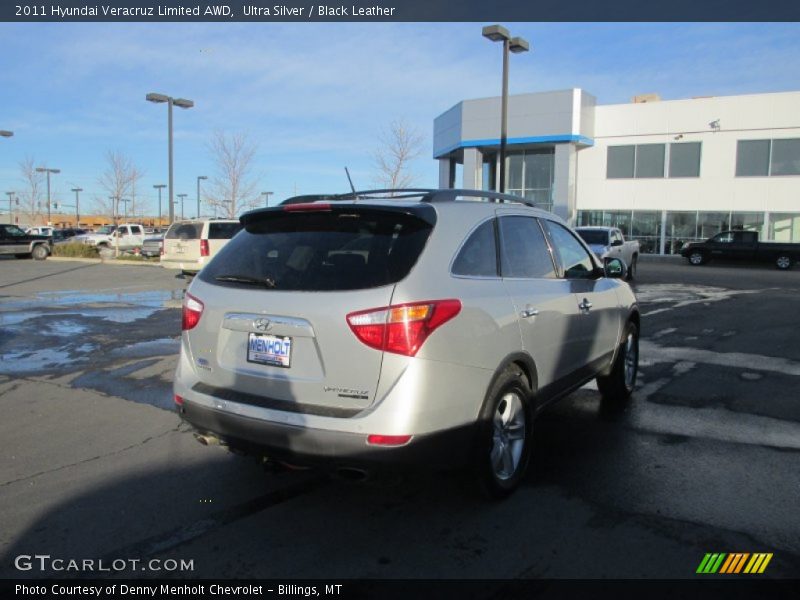 Ultra Silver / Black Leather 2011 Hyundai Veracruz Limited AWD