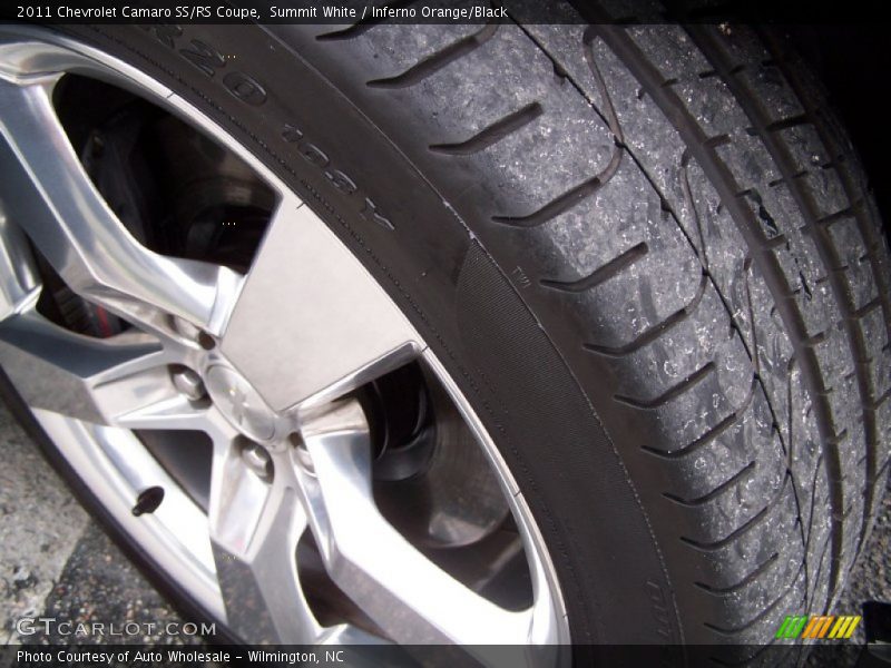 Summit White / Inferno Orange/Black 2011 Chevrolet Camaro SS/RS Coupe