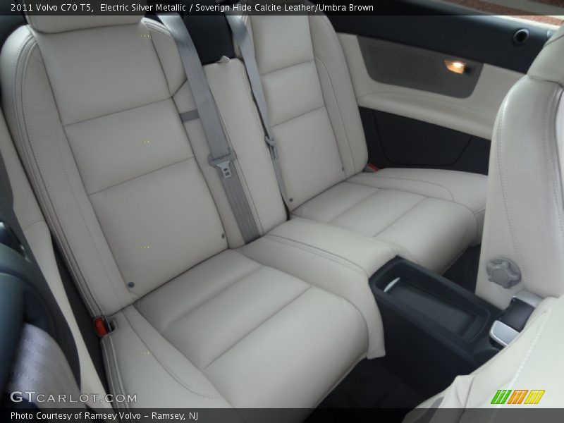 Electric Silver Metallic / Soverign Hide Calcite Leather/Umbra Brown 2011 Volvo C70 T5