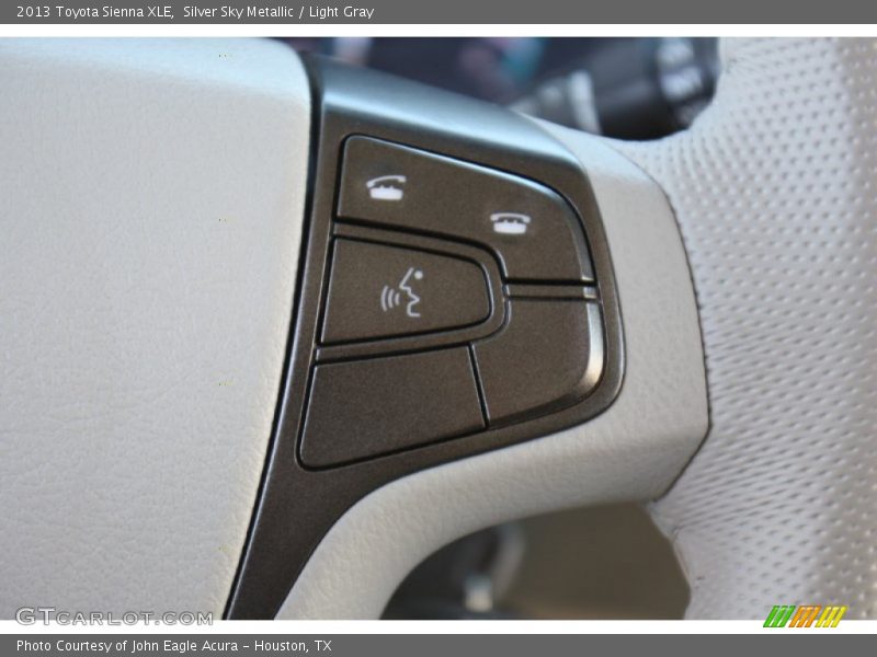 Silver Sky Metallic / Light Gray 2013 Toyota Sienna XLE