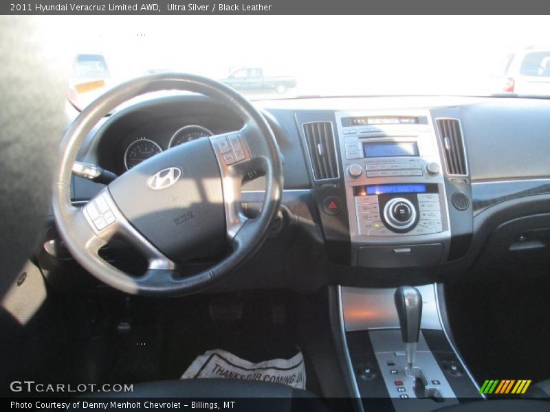 Ultra Silver / Black Leather 2011 Hyundai Veracruz Limited AWD