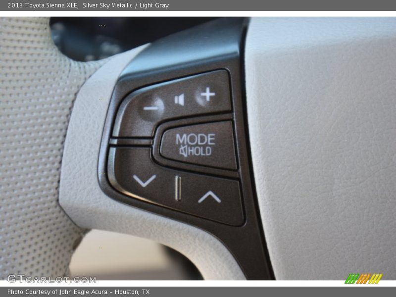 Silver Sky Metallic / Light Gray 2013 Toyota Sienna XLE