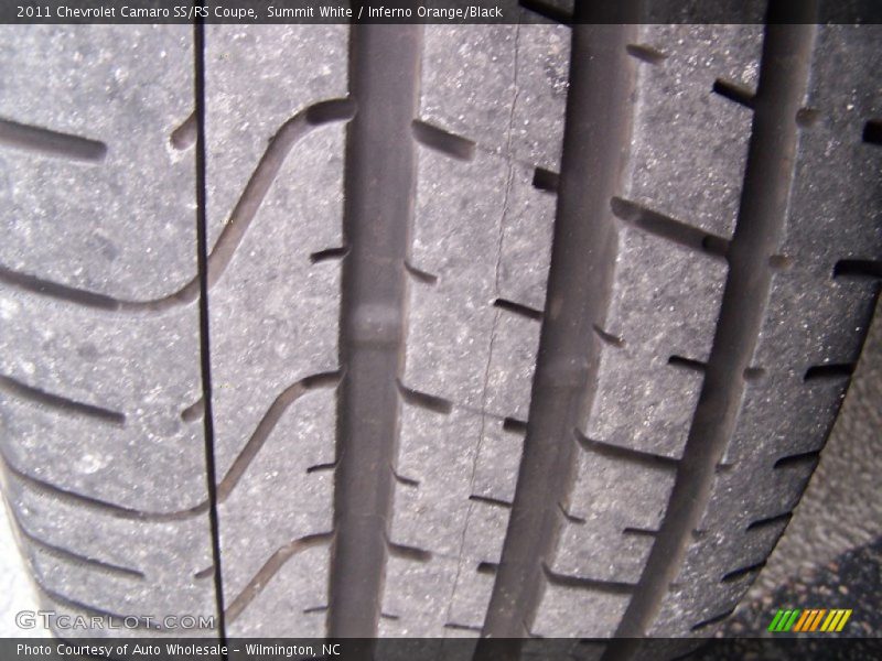 Summit White / Inferno Orange/Black 2011 Chevrolet Camaro SS/RS Coupe