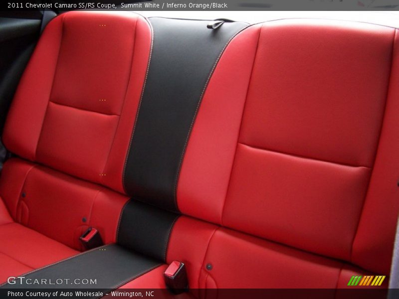 Summit White / Inferno Orange/Black 2011 Chevrolet Camaro SS/RS Coupe